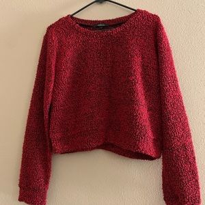Beautiful Red Knit Sweater, Perfect for Holidays!